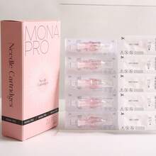 MONA PRO 20支/盒 粉色一次性纹身针 RL/RS/RM/M1 膜片式，专业消毒，适用于纹身机 - 粉色 - 查看 24