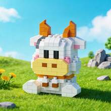 Bộ 12 mô hình động vật 12 con giáp, khối xếp hình nhỏ, khối hình động vật dễ thương. Thích hợp làm quà tặng cho bạn bè và gia đình, đồ trang trí bàn làm việc, đồ chơi giảm căng thẳng, trò chơi xếp hình. Tuyệt vời cho lễ Phục sinh hoặc quà sinh nhật. - Nhiều màu - Xem 3