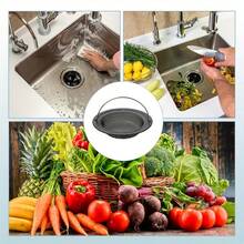 1pc Stainless Steel Black Round Kitchen Sink Strainer - Fine Mesh Drain Basket, Easy To Clean, Dishwasher , Anti-Rust Design, Anti-Clogging, Kitchen Sink Strainer, Anti-Clogging Tool - D - View 7