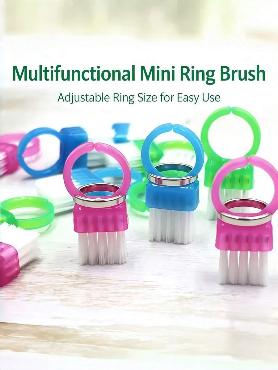 1/2支装新款迷你戒指刷 | 除尘刷 | 美甲刷 | 指扣刷 | 指甲扫刷 | 美甲工具