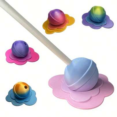 1pc Lollipop Pen Holder, Creative Pen Clip, Touch Screen Pen Cup, Desktop Organizer, Unique Small Gift