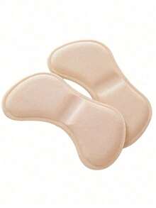 10pcs/5pairs Comfortable Soft Anti-Friction Heel Grips, Anti-Slip Heel Pads - Beige - View 5