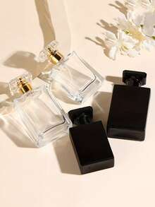 1PC 1.01 Oz(30ml) Leak Proof Glass Perfume Atomizer, Refillable Empty Skin- Ultra-Fine Mist Spray Bottle, Portable Cosmetic Sample Dispenser For Travel Toiletry Purse Pocket Daily DIY Perfume Blending Travel Accessories Gift For Him Her - Multicolor - View 3