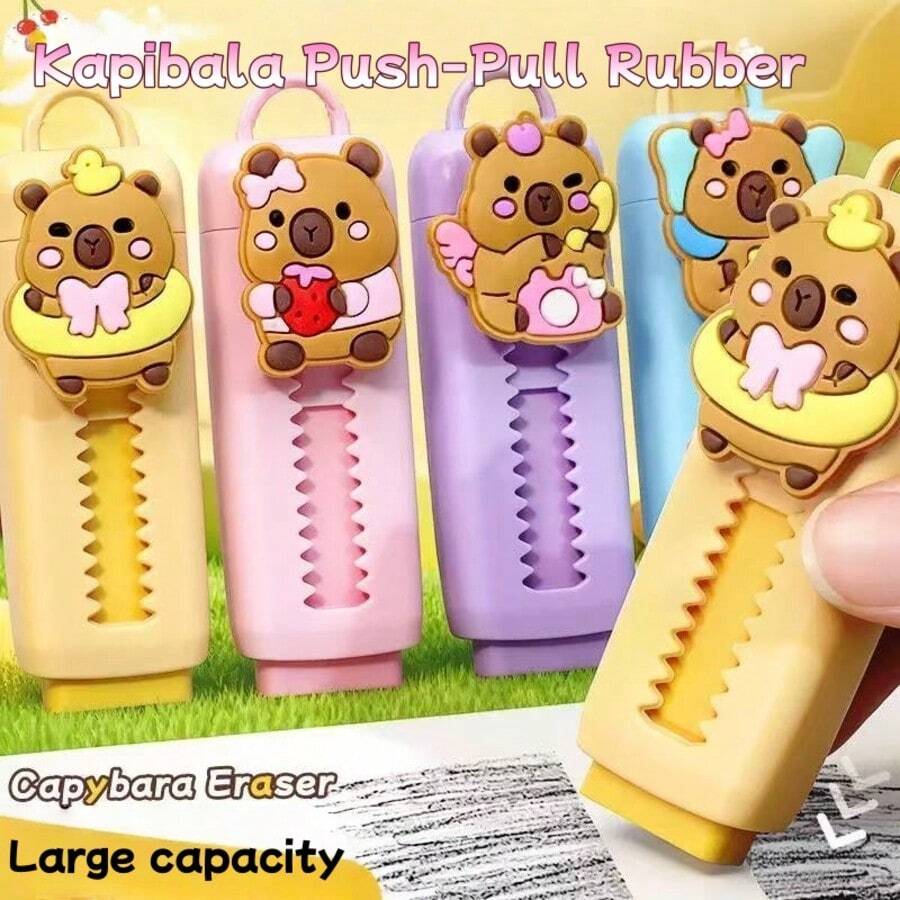 1 cái/4 cái tẩy hình chuột lang nước hoạt hình dễ thương, chất liệu mềm mại, đồ dùng học tập, giúp giữ sạch sẽ và gọn gàng, thích hợp cho trường học, văn phòng phẩm, vẽ tranh, văn phòng phẩm, quà tặng tựu trường, quà tặng khen thưởng, quà tặng ngày lễ.