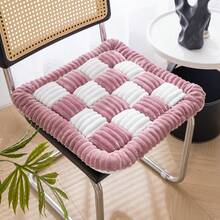 1 chiếc đệm ngồi và đệm lưng bằng vải flannel dày dặn, họa tiết caro, chống trượt, chống bám bẩn và chống ố vàng, đệm ghế đa năng, sử dụng được quanh năm cho nhà, phòng khách, phòng ngủ, phòng học, văn phòng, có thể giặt máy. - nhiều màu - Xem 14
