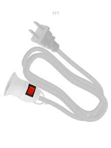 Extension Con Socket Para Foco 53 Metros decoración de cuarto hogar viaje cuarto herramientas para hombre accesorios para cuarto pop soket Producto de calidad - Blanco - Ver 4