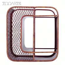 Modern Metal Wine Rack For Countertop, For Kitchen, Pantry And Cabinet, No Assembly Required - Red - View 8