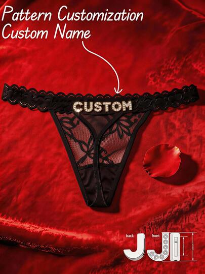 1 Custom-Text Underwear, Suitable For Girlfriends To Wear In The Bedroom, And Also Appropriate For Weddings, Winter, Autumn, Festivals, Anniversaries, And Birthdays.