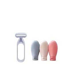 Ultra-Smooth Manual Bikini Trimmer For Women - Gentle And Precise Shaving, Comes With 3 60ml Dispensing Bottles, Women's Bikini Manual Razor, The Special Structure Is Suitable For Arms, Armpits, Knees, Etc - Multicolor - View 14