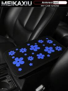 MEIKAXIU 新款粉色3D泡棉花朵潛水料車用扶手墊 中控台墊 女性車飾 - 發泡花扶手墊 - 查看 17