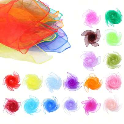 3/6 piezas Modelos sensoriales Montessori Cintas de seda para danza, accesorios educativos, adecuados para regalos de San Valentín, Pascua, Navidad, Año Nuevo, Halloween, cumpleaños, Año Nuevo 2025, útiles escolares, regalos de vuelta al colegio (color aleatorio)