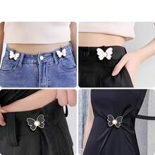 Butterfly-Shaped Waistband Adjustment Buckle, Used To Tighten Belt And Ensure Fit - Butterfly - View 5