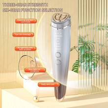 6-In-1 Hot & Cold Facial And Neck Beauty Massage Device, USB Rechargeable LED Photon Light Therapy, 3 Modes For Lifting, Firming And Wrinkle Reduction, Anti-Aging Home Salon-Grade Skincare Device, Suitable For All Skin Types, Birthday And Holiday Gift For Women And Men - Multicolor - View 9