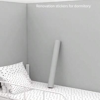 1 Roll Frosted Texture Wallpaper, Waterproof And Oil-Proof Wall Stickers, Self-Adhesive, Removable Wallpaper Contact Paper Peel And Stick, Suitable For Kitchen Bathroom Background Wall Desk Appliance Furniture Sticker, Countertops, Cabinets, Wall Decor, Home Decor