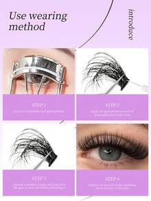Natural Fluffy Layered Volume Lashes, Versatile Design Suitable For Various Makeup Looks - View 6