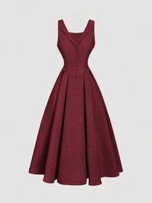 Women Midi Dresses - 波爾多 - 查看 12
