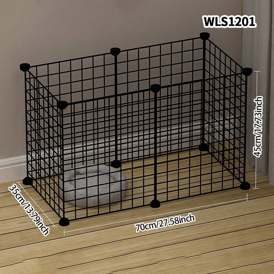 Pet Fence, Dog Isolation Cage, Freely Combinable Indoor Home Use Small/Medium Dog Kennel, Teddy Playpen - Multicolor - View 1