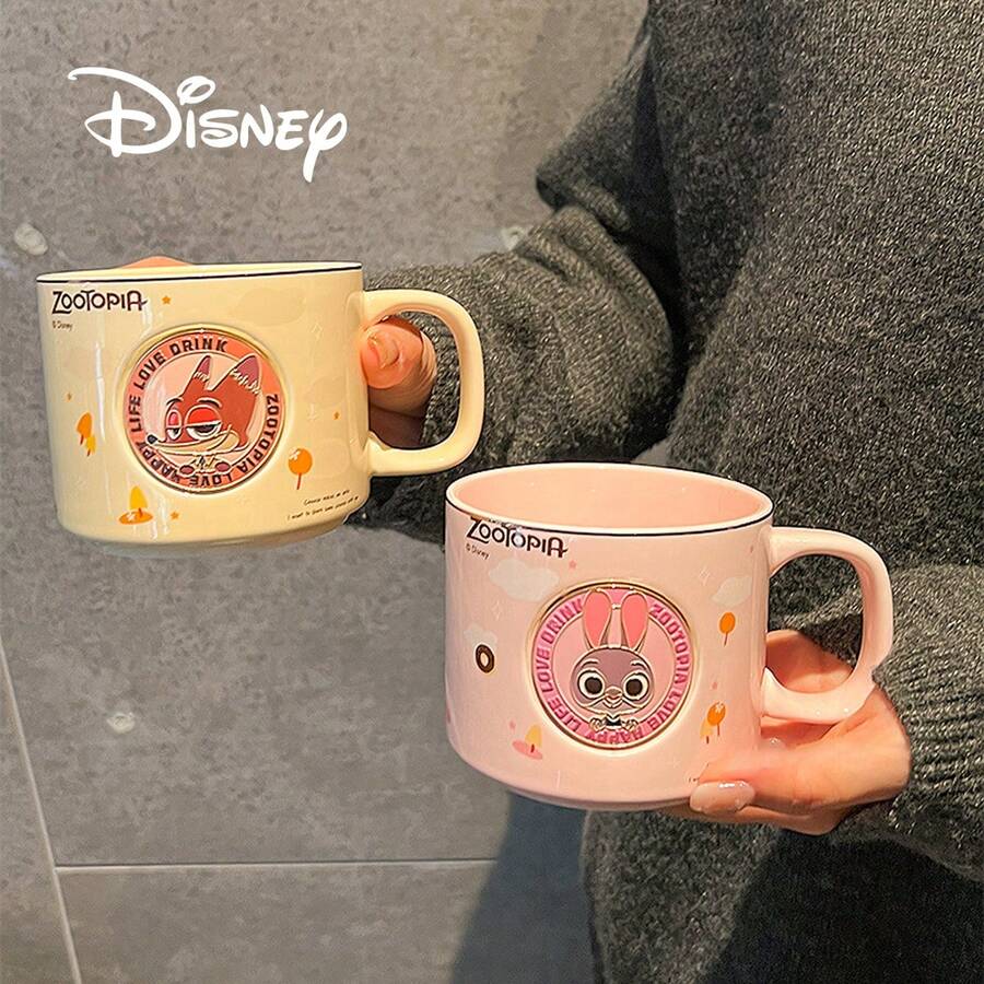 Disney 新款陶瓷马克杯，高品质情侣水杯，居家早餐杯，生日礼物