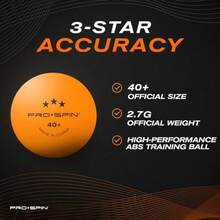 Ping Pong Balls - 3-Star P Orange Table Tennis Balls Ig- 40+  Essional Ty Ultimate Durability  Indoor And Outdoor Ping Pong Tab - Pack Of 12 - View 3