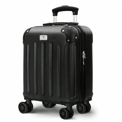 28 Inch Suitcase Hard Shell Case 4 Wheel Travel Bag Lightweight ABS Material With , British Airways, RyanAir, Virgin Atlantic, Emirates Ect (77x50x29cm)