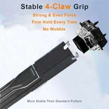 二合一键帽轴体拔取器，适用于机械键盘，四爪轴体拆卸工具，热插拔键帽取出器，键盘清洁维护工具 - 多色 - 查看 4