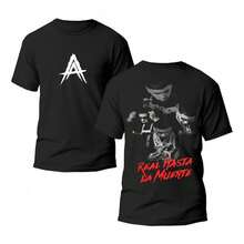 Playera Anuel Aa Vive El Flow A8 - Negro - Ver 2