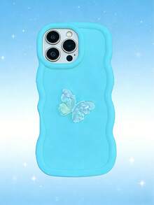 1 chiếc ốp lưng điện thoại DIY hình bướm Macaron, ốp lưng silicon bán chạy nhất năm 2026 kèm dây đeo, chống sốc, tương thích với Samsung Galaxy S26, S25, S24, S24Plus/S24+, S24Ultra, S24FE, S20, S21, S22, S23 và 11/11 Pro/11 Pro Max, 12/12 Pro/12 Pro Max, 13/13 Pro/13 Pro Max, 14/14 Pro/14 Pro Max, 15/15 Pro/15 Pro Max, 16/16 Pro/16 Pro Max, 16E, G04, G05, G13, G14, G15, G22, G24, G32, G60, G85 - Màu xanh Bạc hà - Xem 6