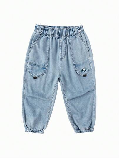 Balabala Boys Jogger Pants Parachute Style Lightweight Breathable Casual Sport Pants 2026