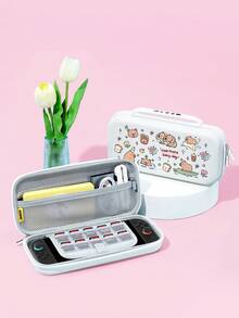 Cartoon Animal Print Protective Case, Compatible With Switch/Switch 2 Game Console Accessories, Fits New Switch 2 (2025)/Switch OLED/Switch NS/Switch Lite Game Consoles, Storage Bag, Card Slot Dock, Game Console Protective Case/Cover, Soft Skin-Friendly, Protect Your Beloved Device, Best Gift Compatible With Switch Players - Multicolor - View 10