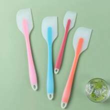 5pcs Multi-Color Premium Silicone Spatula Set, Non-Stick Heat Resistant Kitchen Tools, Dishwasher Silicone Scraper, Suitable For Cooking & Baking, Compatible With Cake Molds - Multicolor - View 5