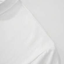 Camiseta infantil para niño mayor de algodón natural con estampado moderno, cómoda para el colegio y actividades al aire libre, tallas 7-16 años - Blanco - Ver 7