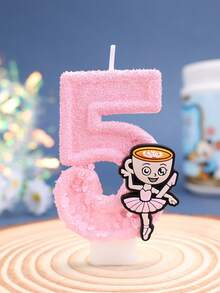 Delicate Melting Brain Candle, DIY Puzzle Monster Abstract Candle, Party Favors, Cake And Dessert Decorative Candles, Anniversary Number Candles - Multicolor - View 8