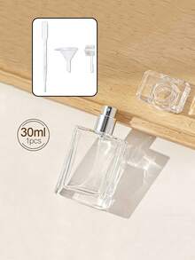 1PC 1.01 Oz(30ml) Leak Proof Glass Perfume Atomizer, Refillable Empty Skin- Ultra-Fine Mist Spray Bottle, Portable Cosmetic Sample Dispenser For Travel Toiletry Purse Pocket Daily DIY Perfume Blending Travel Accessories Gift For Him Her - Multicolor - View 9
