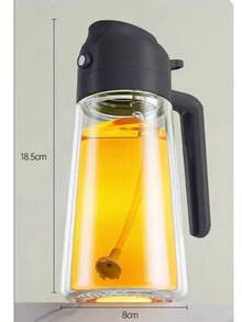 1/2pcs Universal 2-In-1 Oil Sprayer Bottle, Leak-Proof & Shockproof Material, 470ml Large Capacity, Adjustable Fine Mist & Smooth Flow Dual-Use, Ergonomic Handle, Suitable For Cooking/Salad/Baking/Air Fryer/Frying, Essential Kitchen Tool - Multicolor 1 - View 17