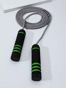 Cuerda de saltar ajustable antideslizante, accesorios de gimnasio, deporte, ejercicio en casa, cuerda de saltar - Negro - Ver 6