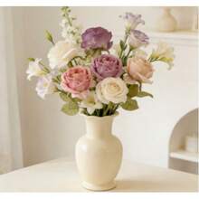 Artificial Silk Flowers Realistic Roses Bouquet Long Stem For Home Wedding Decoration Party ,Artificial Roses,Artificial Flowers, Artificial Roses - Multicolor - View 4