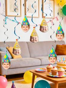 Giấy vụn trang trí tiệc theo yêu cầu, Trang trí tiệc sinh nhật, Đồ trang trí treo xoắn ốc theo yêu cầu, Trang trí trần nhà cá nhân hóa, Giấy vụn trang trí mặt theo yêu cầu, Phụ kiện chụp ảnh hình bóng, Trang trí sáng tạo cho sinh nhật, đám cưới, ngày lễ, tiệc kỷ niệm, Quà tặng bất ngờ, Trang trí tiệc sinh nhật, Giấy vụn trang trí ảnh cá nhân hóa, Ngày lễ, Ngày của Mẹ, Ngày của Cha, Đồ trang trí treo ảnh cá nhân hóa - Nhiều màu - Xem 7