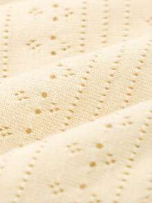 Áo cardigan dệt kim thoáng khí dành cho nữ, áo tay ngắn thời trang, thích hợp cho mùa xuân/hè. - Màu be - Xem 6