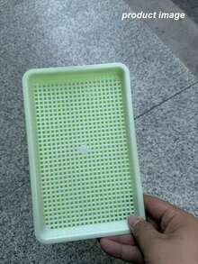 Sprouting Seed Sprouting Kit With Sprouting Tray And Base - Compact Sprouting System For Peas, Beans, Wheat, Pet Grass - Green Sprouting Cultivator With Drainage Holes (Seeds Not Included) - Multicolor - View 9