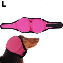 1PC Dog Ear Muffs & No Shake Ear Wrap For Hematoma, Bathing, Drying,Swim& Noise Anxiety Relief - Elastic Waterproof Ear Protector With Calming Hoodie Design For Grooming/Head Ear Cover - Multicolor - View 14