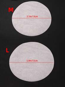 100 piezas/paquete Papel separador de hamburguesas de 13 cm/15 cm/11,5 cm, papel de congelador recubierto de silicona antiadherente por ambos lados - Ver 6