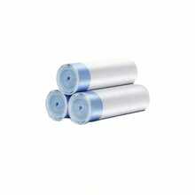 纤薄转角浴室垃圾桶带马桶刷，节省空间的紧凑型塑料垃圾桶，浴室垃圾桶，多功能浴室配件 - 配刷瘦型垃圾桶 - 查看 13