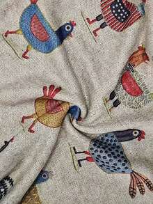 Women's Fun Chicken Pattern Knit Sweater Vest Sleeveless Round Neck Regular Length Top,Vacation Outfits,Summer Tops. - Apricot - View 6