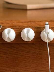 10个圆形电线整理器，桌面电线管理 - 彩色 - 查看 4