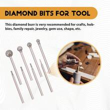 13 Pcs Ball Shape Burr Mounted Grinding Burs Stone Carving Set With 3/32 Inch Mandrel For Rotary Tools - Multicolor - View 9