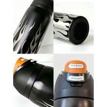 32OZ Simple Style Solid Color Thermal Cup, 304  Stainless Steel Insulated Water Bottle For Daily Use - màu đen - Xem 3