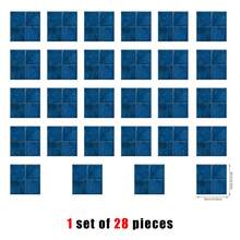 Azulejos adhesivos de pared cuadrados autoadhesivos de gel 3D, resistentes al calor y al agua, para cocina y baño - A - Ver 17