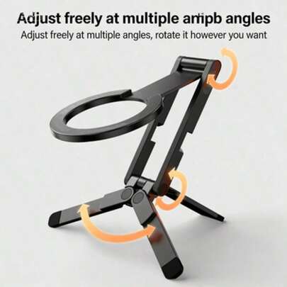 Portable Pocket Magnetic Phone Holder, A Multifunctional Photography Shooting Tool, Universal Magnetic Desktop Tripod Stand