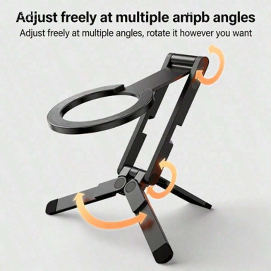 便携式口袋磁吸手机支架，多功能摄影拍摄工具，通用磁吸桌面三脚架 - 均碼 - 查看 1