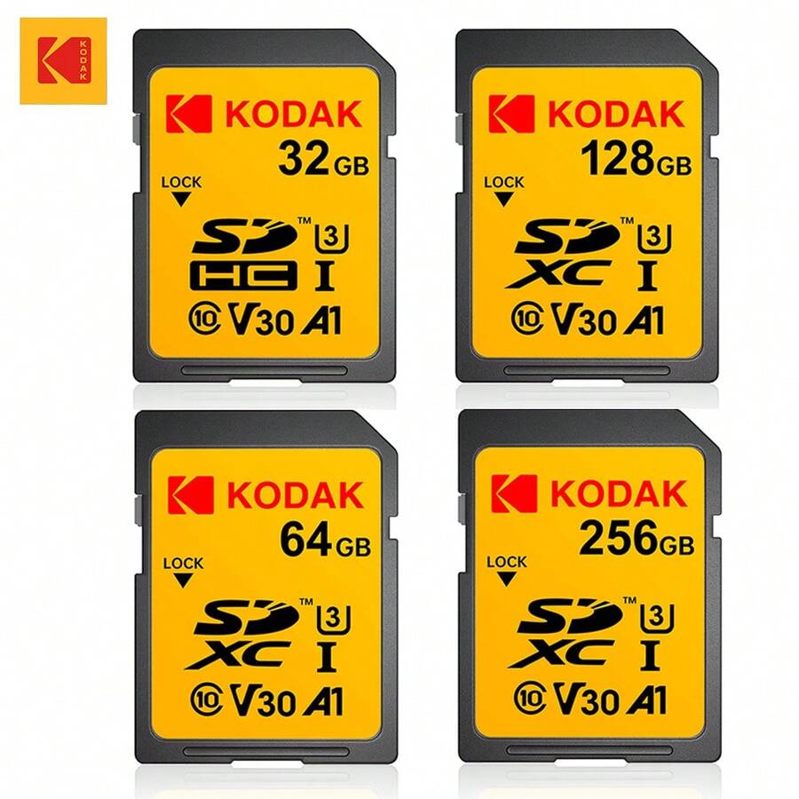 Kodak 32 GB/64 GB/128 GB/256 GB minneskort